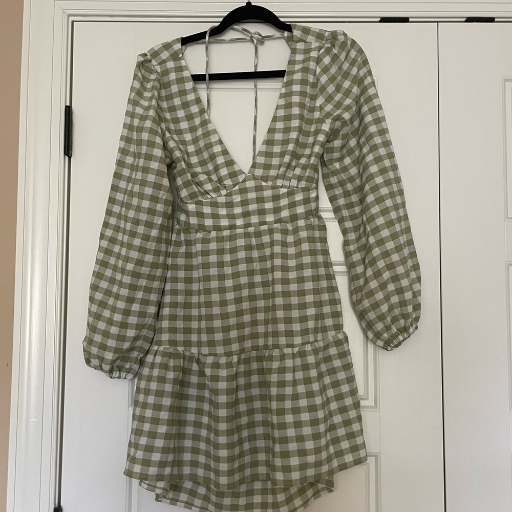 Princess Polly Annabelle Mini Dress Green